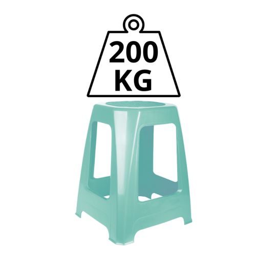 Taboret plastikowy Soft Zielony 200 KG.png