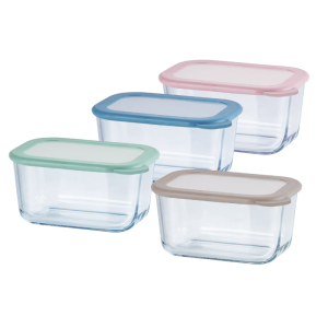 Pojemnik na żywność szklany z pokrywką 0,5 L JUYPAL