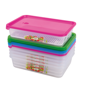 Pojemnik organizer do lodówki z kratką