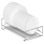 Suszarka ociekacz do naczyń z tacką Korona Shops 46,5x24x12 cm