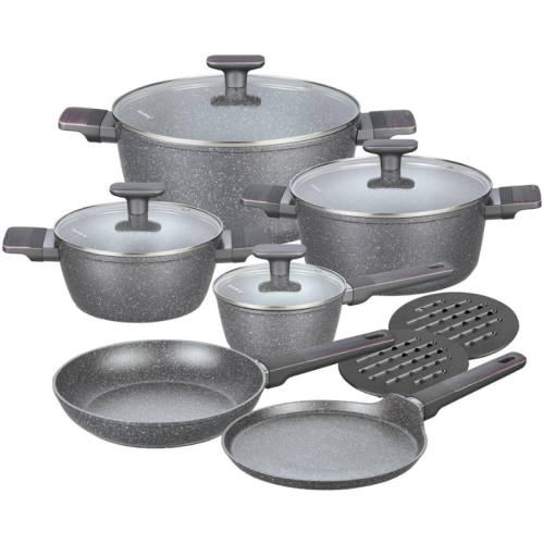 Zestaw garnków marmurowych Klausberg KB-7832 12 elementów