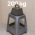 Test wytrzymałościowy taboretu plastikowego Juypal – obciążenie 200 kg na siedzisku.