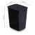 Wymiary kosza na pranie 60L czarnego z pokrywą – 54,5x43,5x34 cm