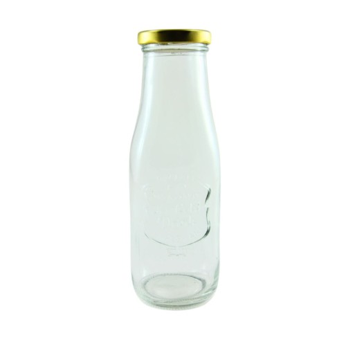 Szklana butelka 400 ml bez zawartości – przeznaczona do soków i nalewek