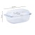 Naczynie żaroodporne Termisil Classic 5,2 l z pokrywą, wymiary 34,5x21,5x15 cm
