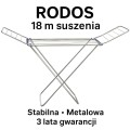 Stalowa, wytrzymała, nierdzewna suszarka Rodos