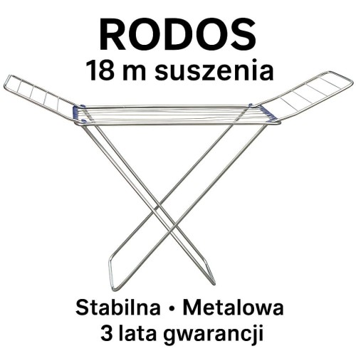 Stalowa, wytrzymała, nierdzewna suszarka Rodos