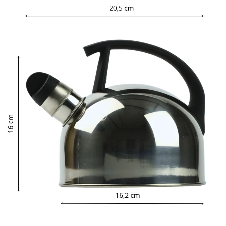 wymiary czajnika stalowego 1,5 l Karl Hausmann