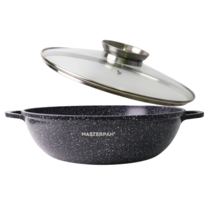 Garnek Masterpan 28 cm z powłoką nieprzywierającą i pokrywką