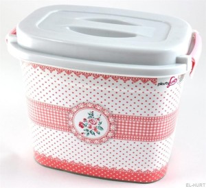 Pojemnik 2,2 l na kapsułki detergenty Róż