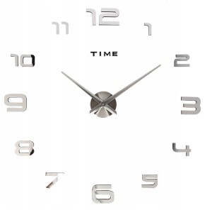 Zegar dekoracyjny na ścianę DIY wersja lustrzana