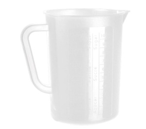 Dzbanek z podziałką miarkami 1,4 l biały