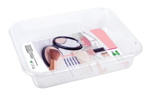 Tacka kuweta organizer 24,5x16,5x5 cm transparentny