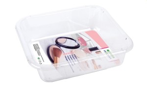 Tacka kuweta organizer 16,5x12,2x4,5 cm transparentny