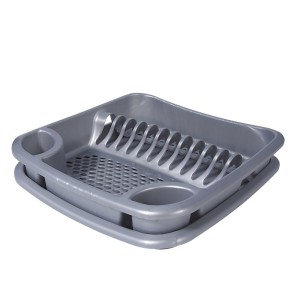 Suszarka ociekacz do naczyń z tacą szara