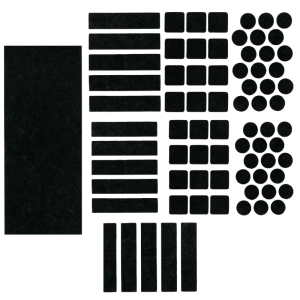 Podkładki filcowe samoprzylepne pod meble zestaw 121 szt.