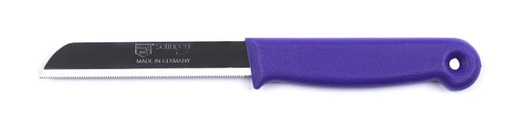 Nożyk do bierania 9 cm z piłką fioletowy.jpg